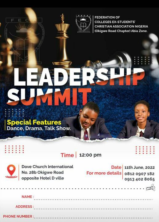 Leadership Summit in Okigwe Road Chapter